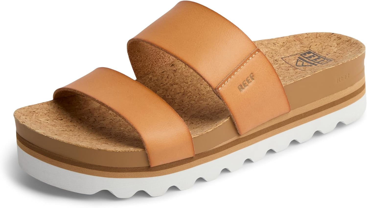 REEF Cushion Vista sandals in natural tan